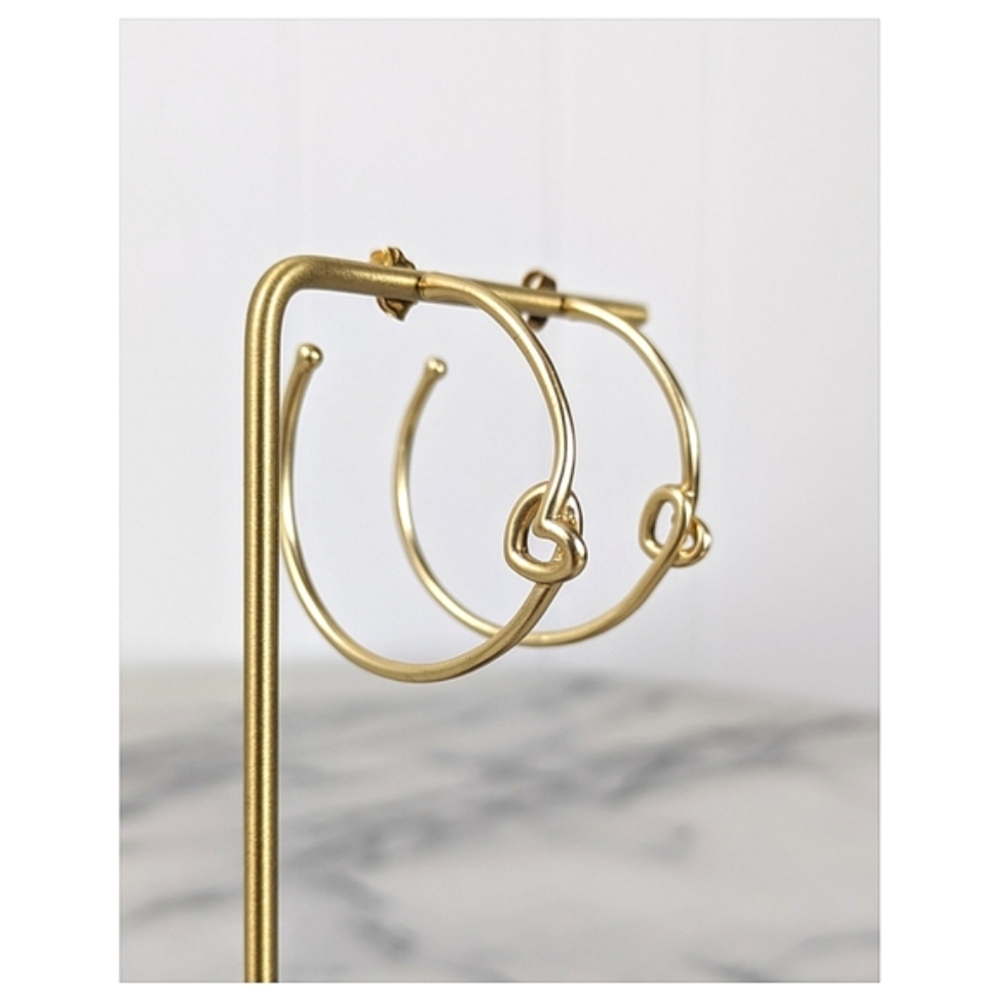 vintage 90's heart hoops